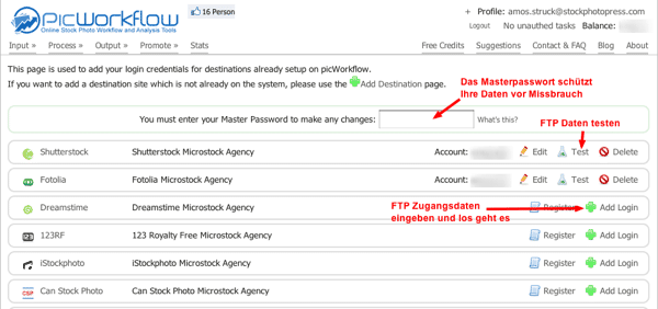 Manage Login Credentials - picWorkflow Microstock Workflow Tools - picWorkflow.png