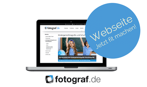 Fotografen Webseite Fit